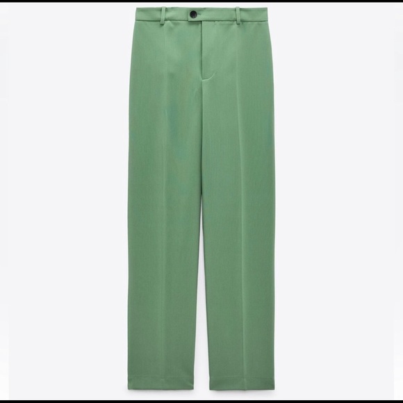 Zara NWT Straight Cut Buttoned Blazer and Pants Set - Picture 9 of 11